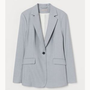HM grey textured blazer